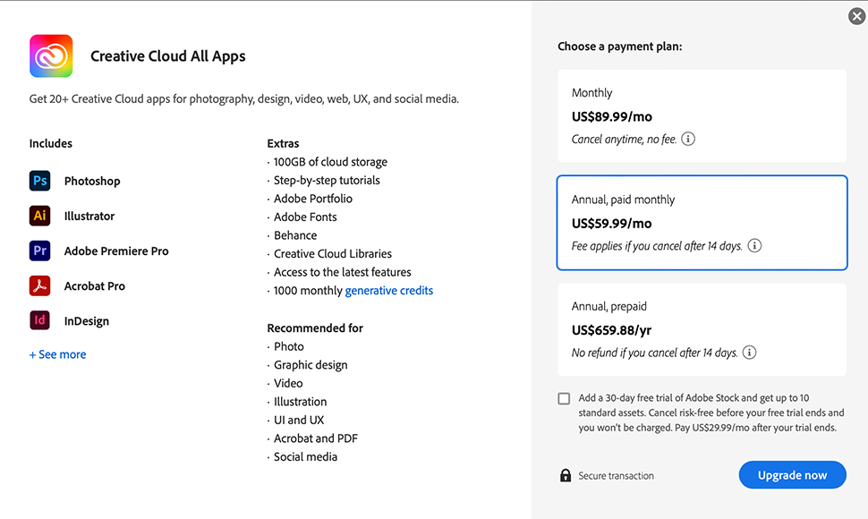  Creative Cloud All Apps 